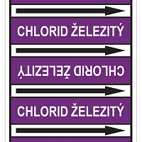 Značení potrubí, chlorid železitý